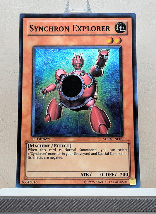 Yugioh! 1x Synchron Explorer (5DS3 - Super Rare) 1st Edition