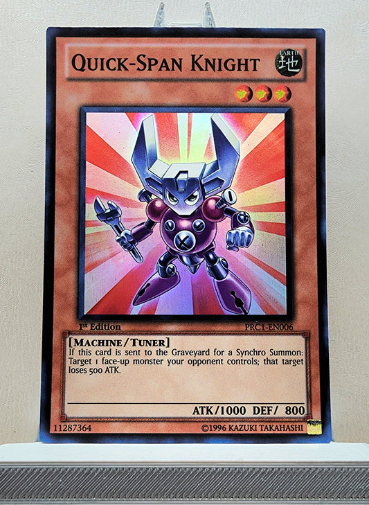 Yugioh! 1x Quick Span Knight (PRC1 - Super Rare) 1st Edition