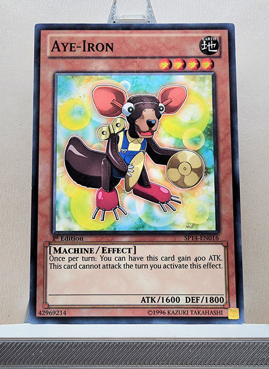 Yugioh! 1x Aye-Iron (SP14 - Starfoil Rare) 1st Edition