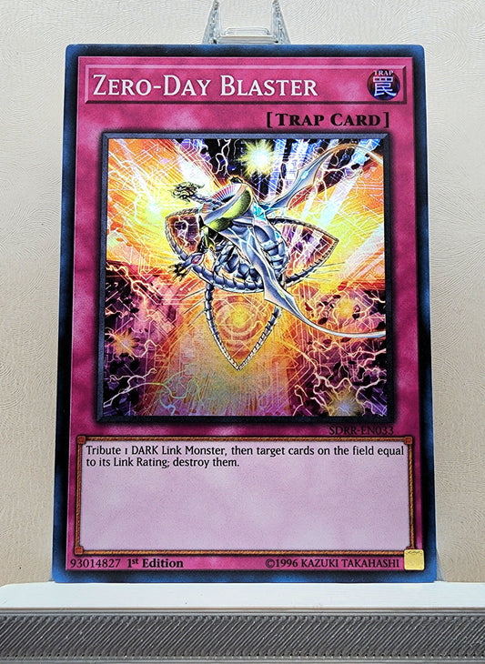 Yugioh! 1x Zero-Day Blaster (SDRR - Super Rare) 1st Edition