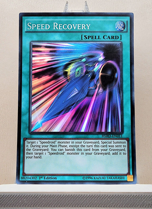 Yugioh! 1x Speed Recovery (HSRD - Super Rare) 1st Edition