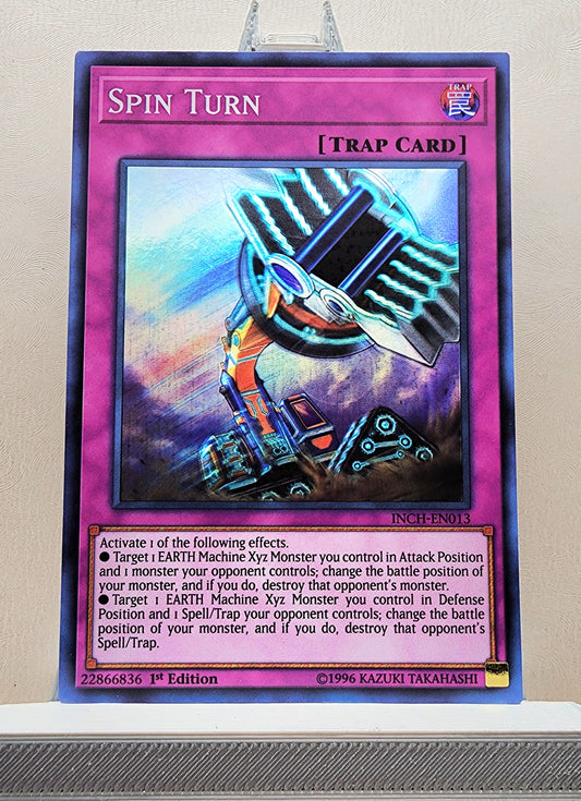 Yugioh! 1x Spin Turn (INCH - Super Rare) 1st Edition