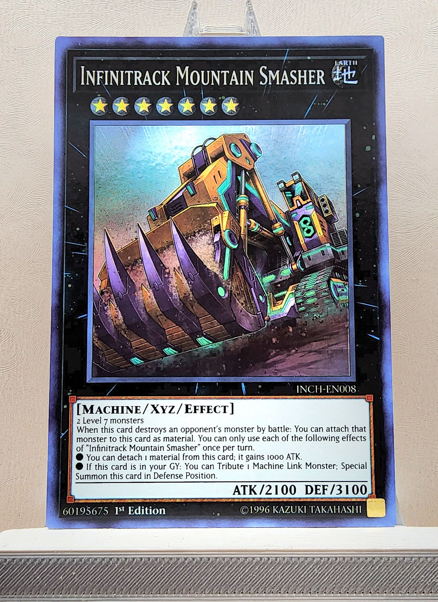 Yugioh! 1x Infinitrack Mountain Smasher (INCH - Super Rare) 1st Edition