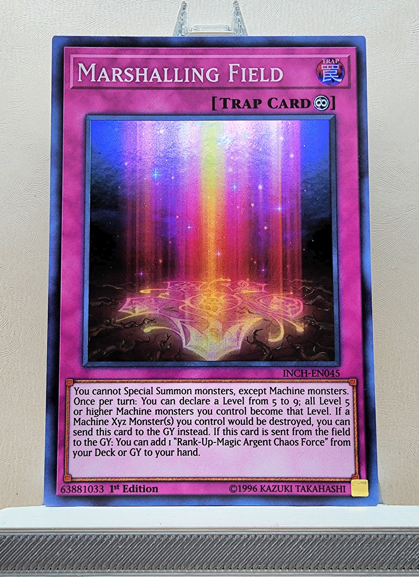 Yugioh! 1x Marshalling Field (INCH - Super Rare) 1st Edition