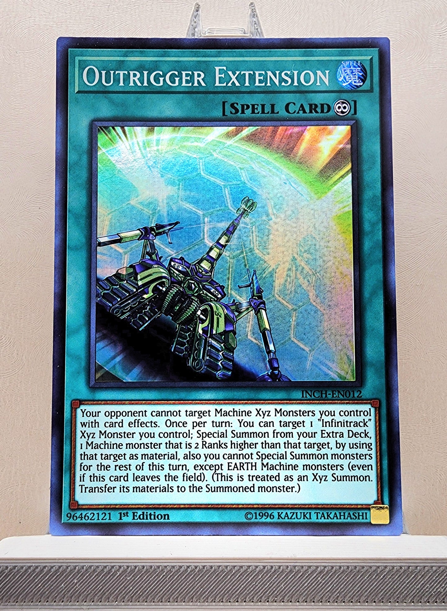 Yugioh! 1x Outrigger Extension (INCH - Super Rare) 1st Edition