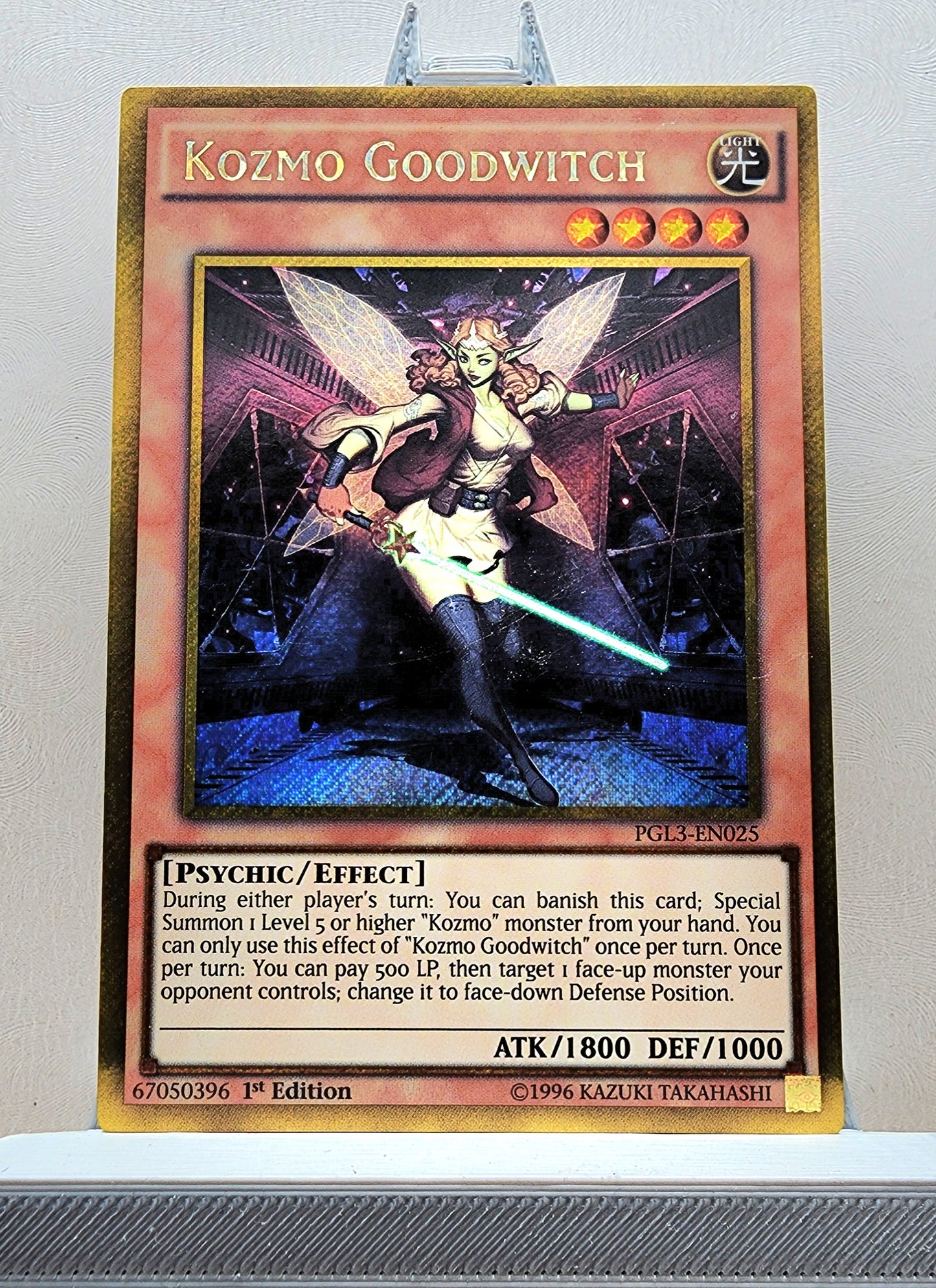 Yugioh! 1x Kozmo Goodwitch (PGL3 - Gold Secret Rare) 1st Edition