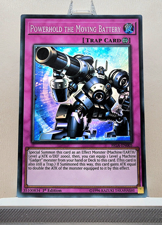 Yugioh! 1x Powerhold the Moving Battery (FIGA - Super Rare) 1st Edition