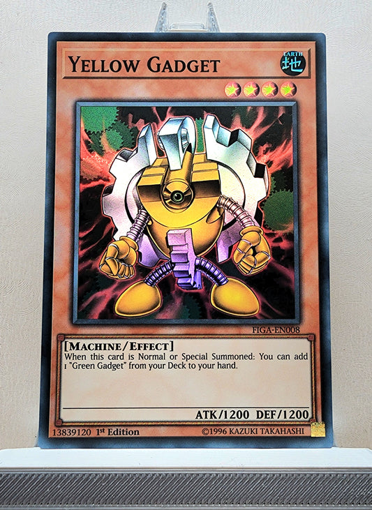 Yugioh! 1x Yellow Gadget (FIGA - Super Rare) 1st Edition