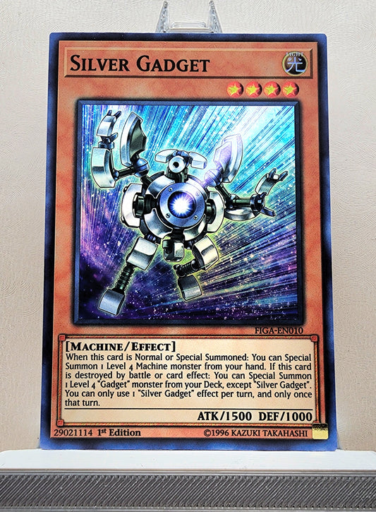 Yugioh! 1x Silver Gadget (FIGA - Super Rare) 1st Edition