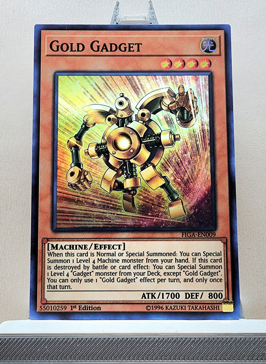 Yugioh! 1x Gold Gadget (FIGA - Super Rare) 1st Edition