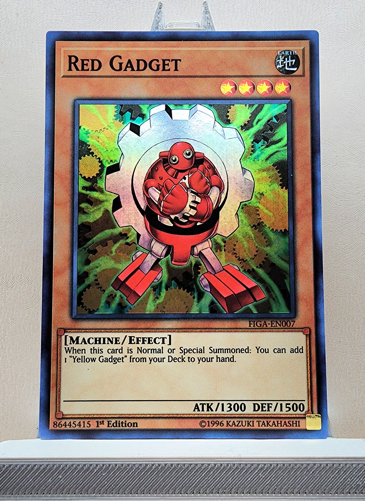 Yugioh! 1x Red Gadget (FIGA - Super Rare) 1st Edition