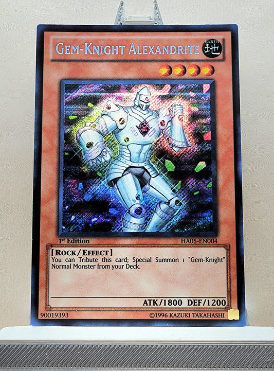 Yugioh! 1x Gem-Knight Alexandrite (HA05 -Secret Rare) 1st Edition