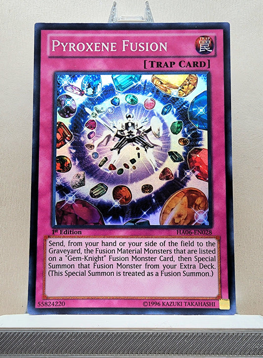 Yugioh! 1x Pyroxene Fusion (HA06 - Super Rare) 1st Edition