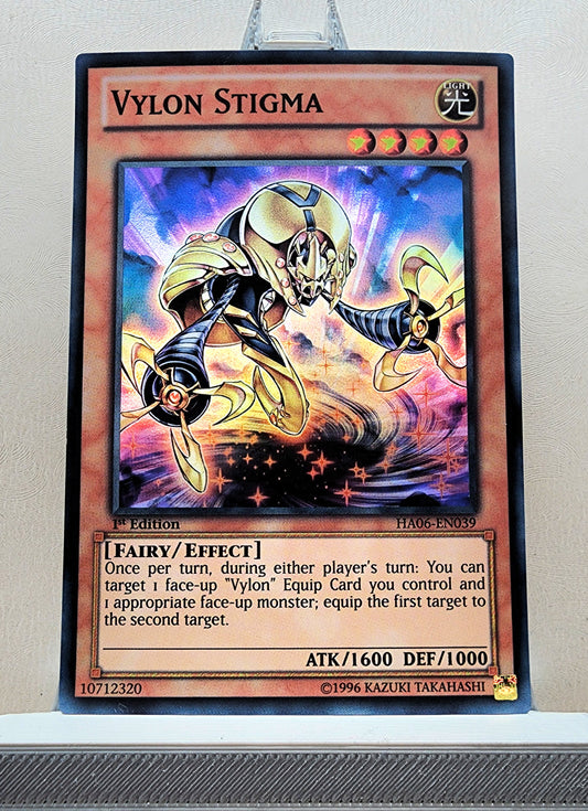 Yugioh! 1x Vylon Stigma (HA06 - Super Rare) 1st Edition