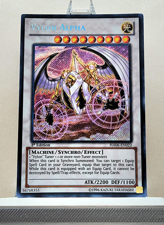 Yugioh! 1x Vylon Alpha (HA06 - Secret Rare) 1st Edition