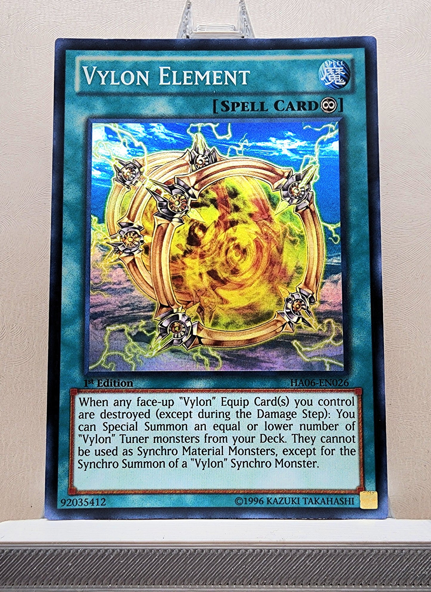 Yugioh! 1x Vylon Element (HA06 - Super Rare) 1st Edition