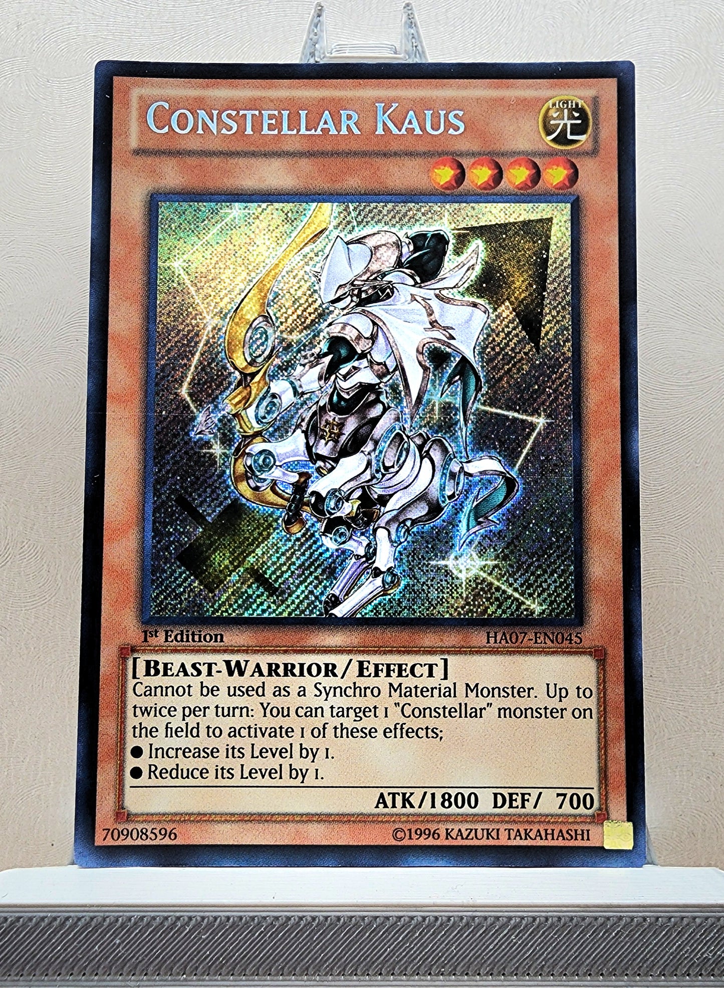 Yugioh! 1x Constellar Kaus (HA07 - Secret Rare) 1st Edition