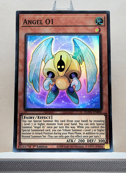 Yugioh! 1x Angel O1 (EGO1 - Super Rare) 1st Edition