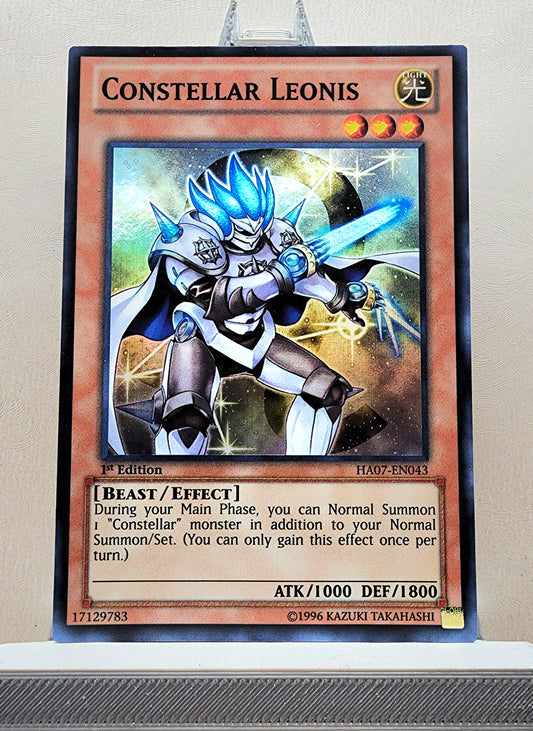 Yugioh! 1x Constellar Leonis (HA07 - Super Rare) 1st Edition