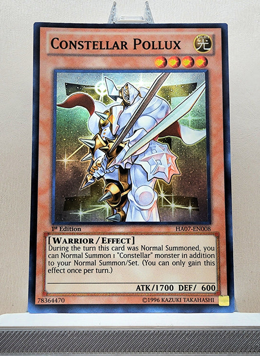 Yugioh! 1x Constellar Pollux (HA07 - Super Rare) 1st Edition