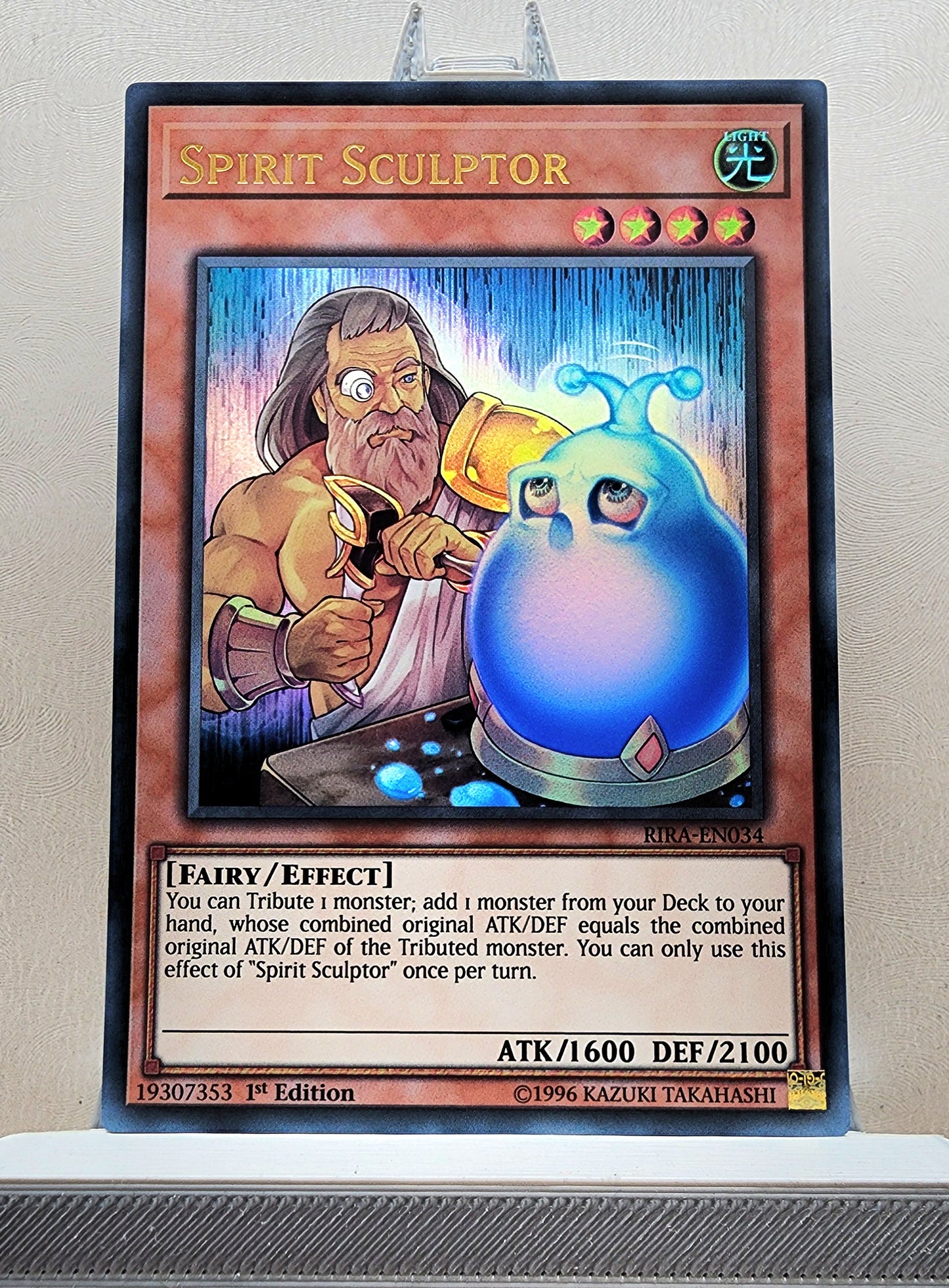 Yugioh! 1x Spirit Sculptor (RIRA - Ultra Rare) 1st Edition