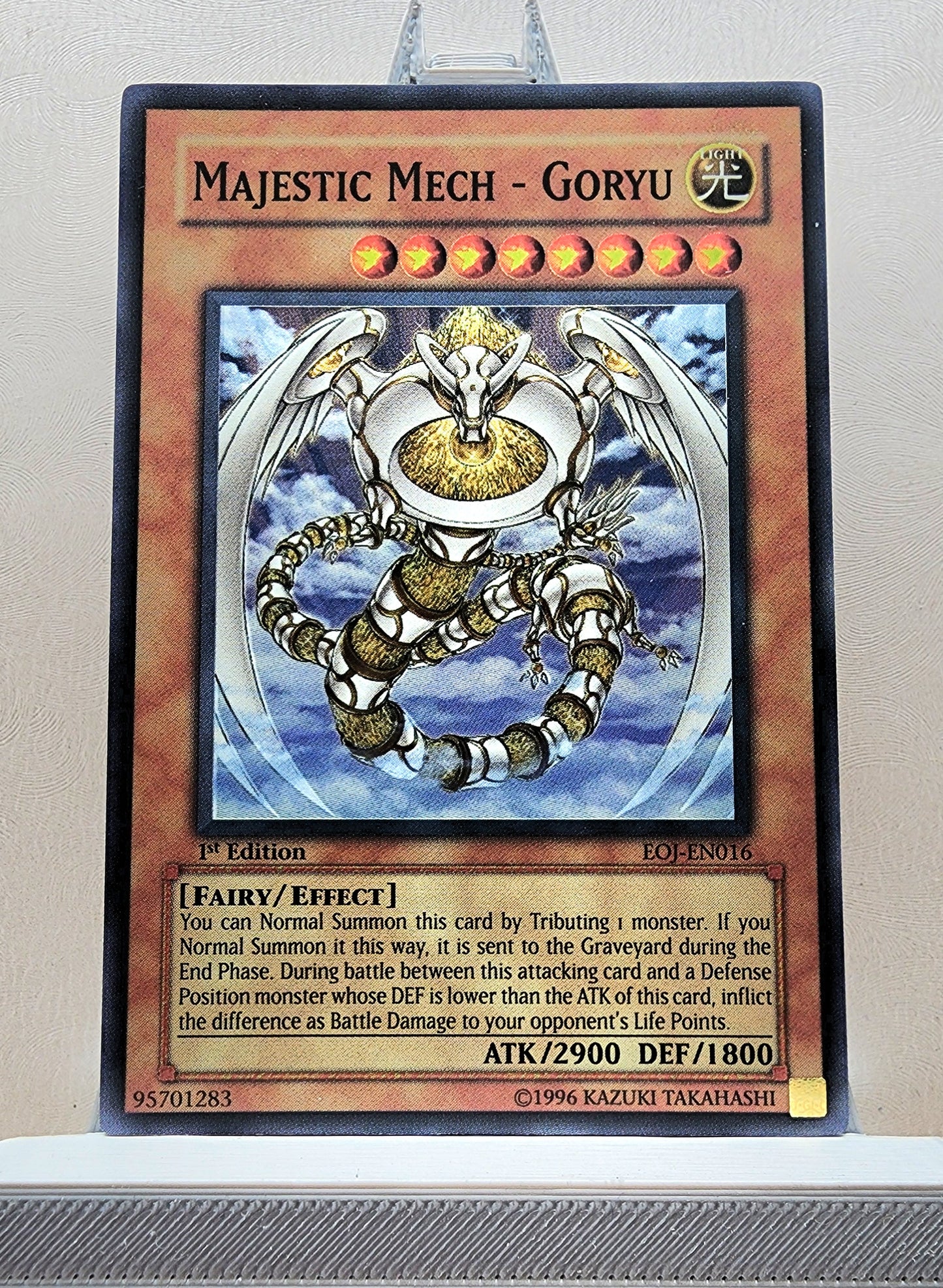 Yugioh! 1x Majestic Mech - Goryu (EOJ - Super Rare) 1st Edition