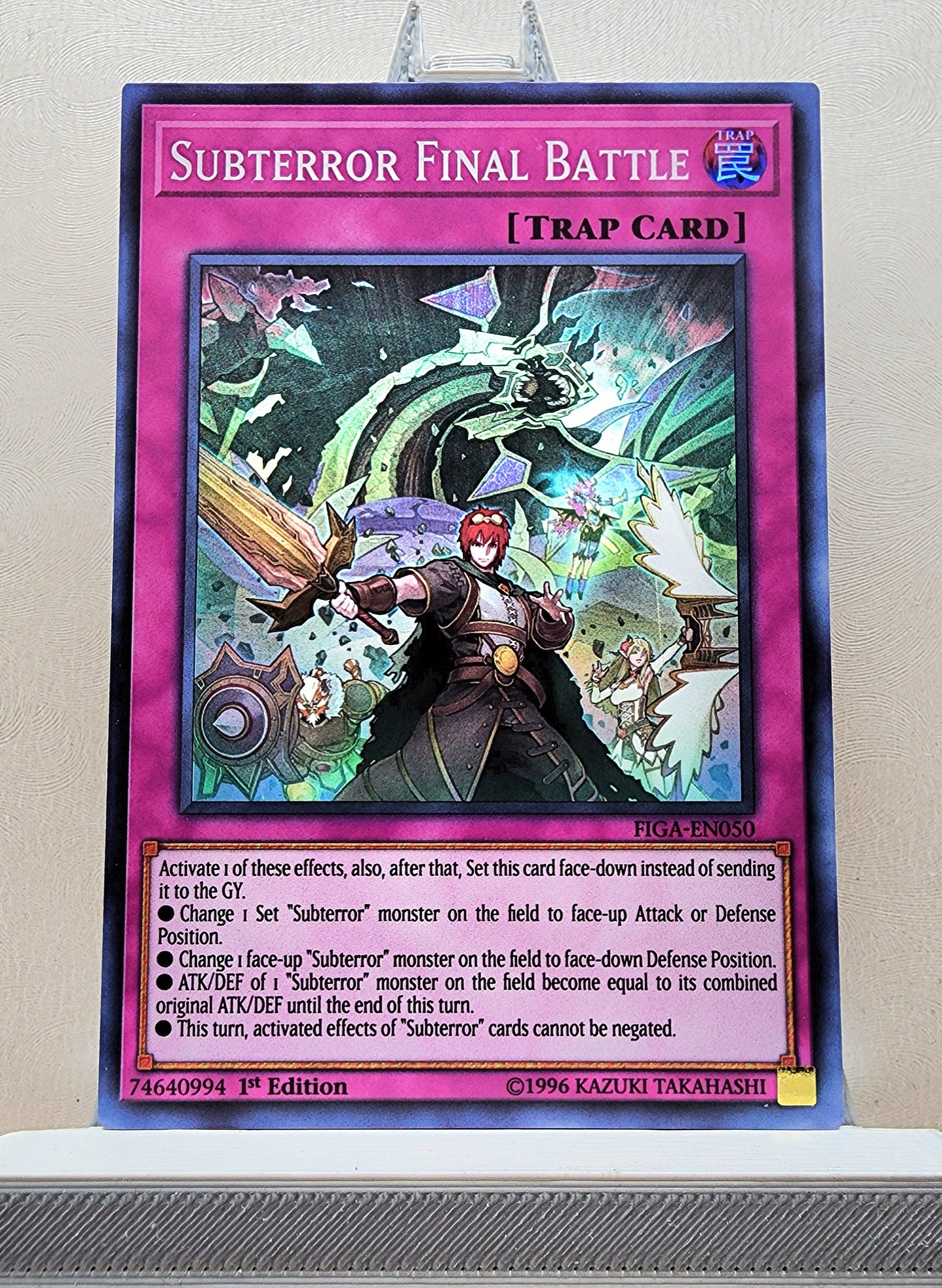 Yugioh! 1x Subterror Final Battle (FIGA - Super Rare) 1st Edition