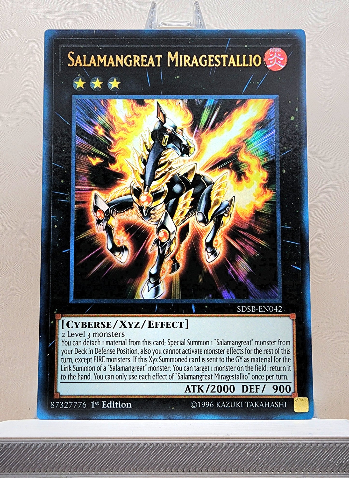 Yugioh! 1x Salamangreat Miragestallio (SDSB - Ultra Rare) 1st Edition