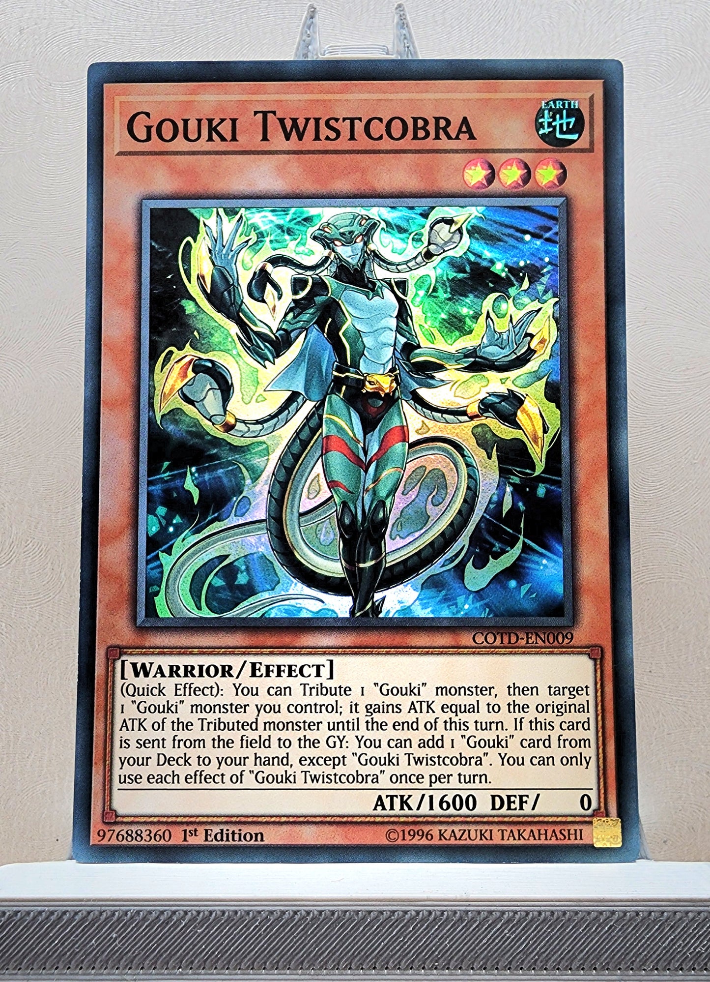 Yugioh! 1x Gouki Twistcobra (MP18/COTD - Super Rare) 1st Edition