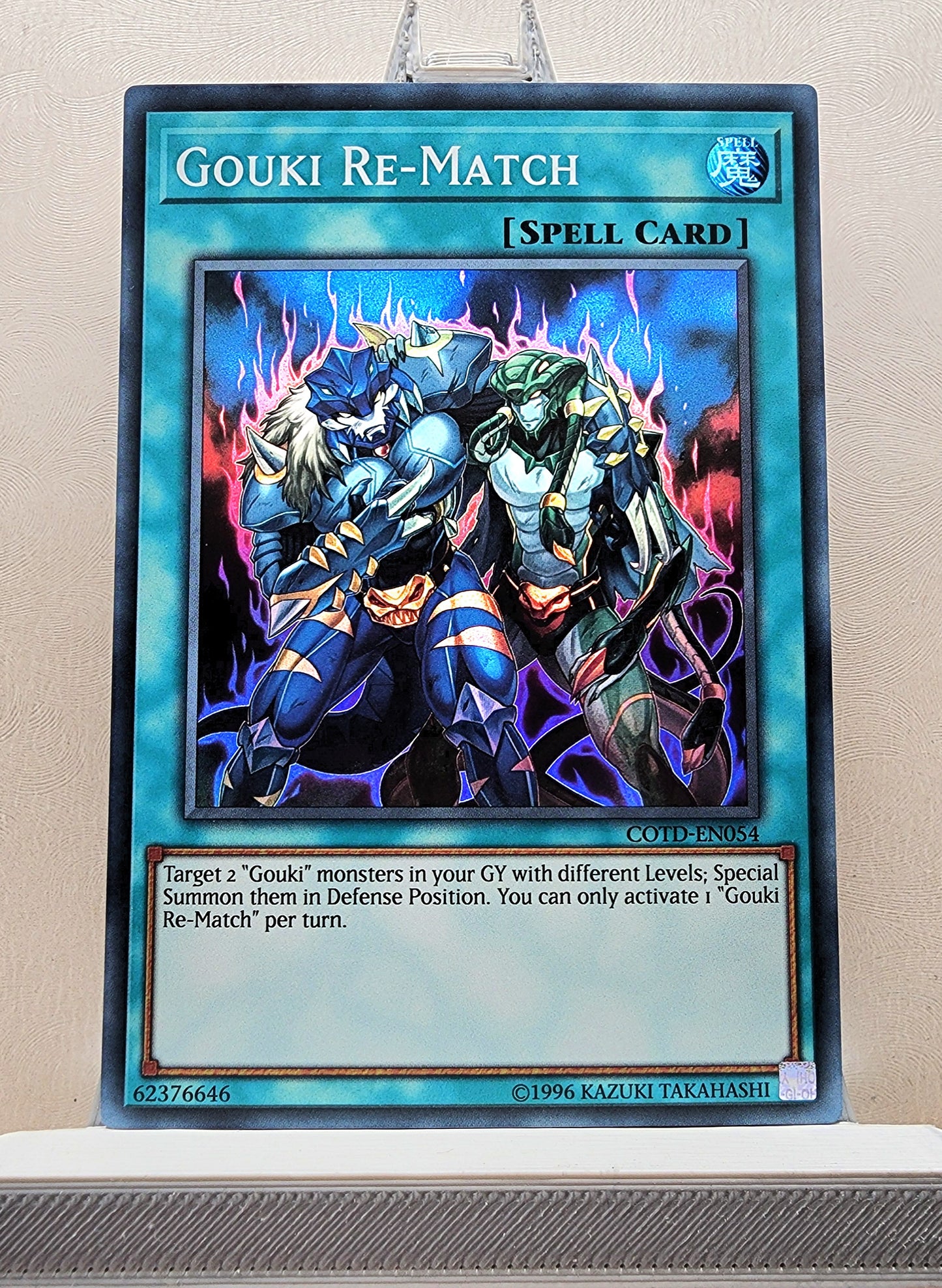 Yugioh! 1x Gouki Re-Match (COTD/MP18 - Super Rare) 1st/Unli Edition