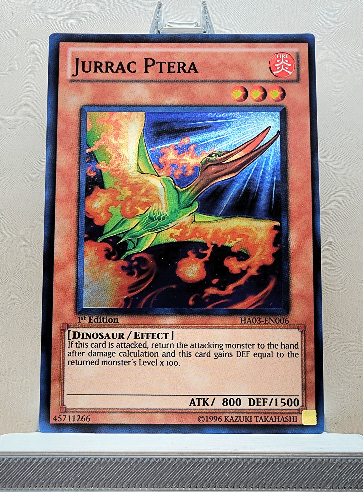 Yugioh! 1x Jurrac Ptera (HA04 - Rare) 1st Edition