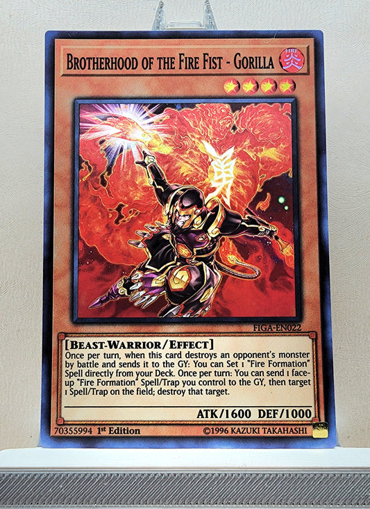 Yugioh! 1x Brotherhood of the Fire Fist - Gorilla (FIGA - Super Rare) 1st Edition