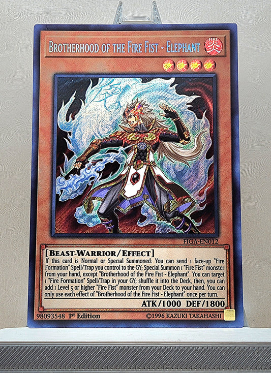 Yugioh! 1x Brotherhood of the Fire Fist - Elephant (FIGA - Secret Rare) 1st Edition