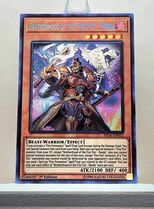 Yugioh! 1x Brotherhood of the Fire Fist - Panda (FIGA - Secret Rare) 1st Edition