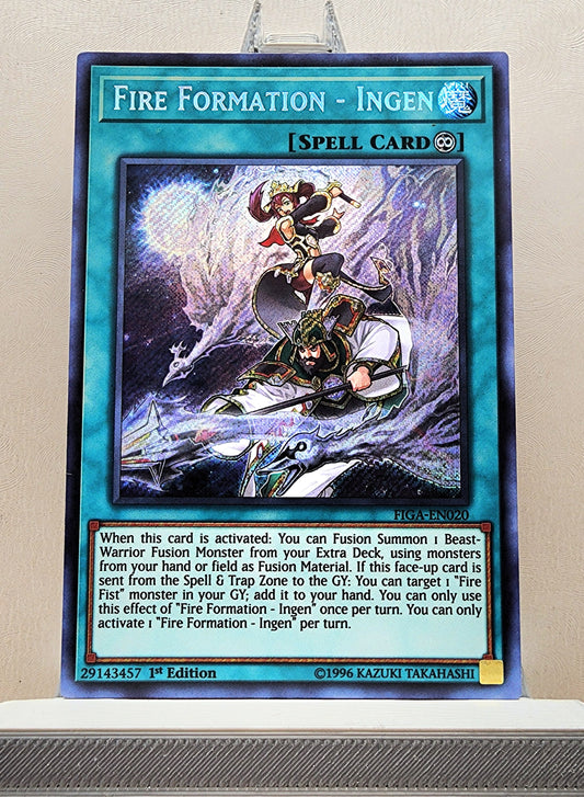 Yugioh! 1x Fire Formation - Ingen (FIGA - Secret Rare) 1st Edition