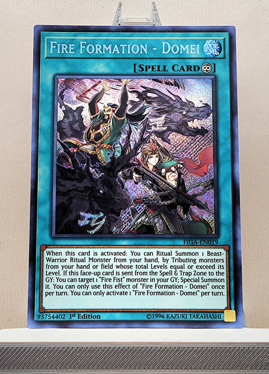 Yugioh! 1x Fire Formation - Domei (FIGA - Secret Rare) 1st Edition