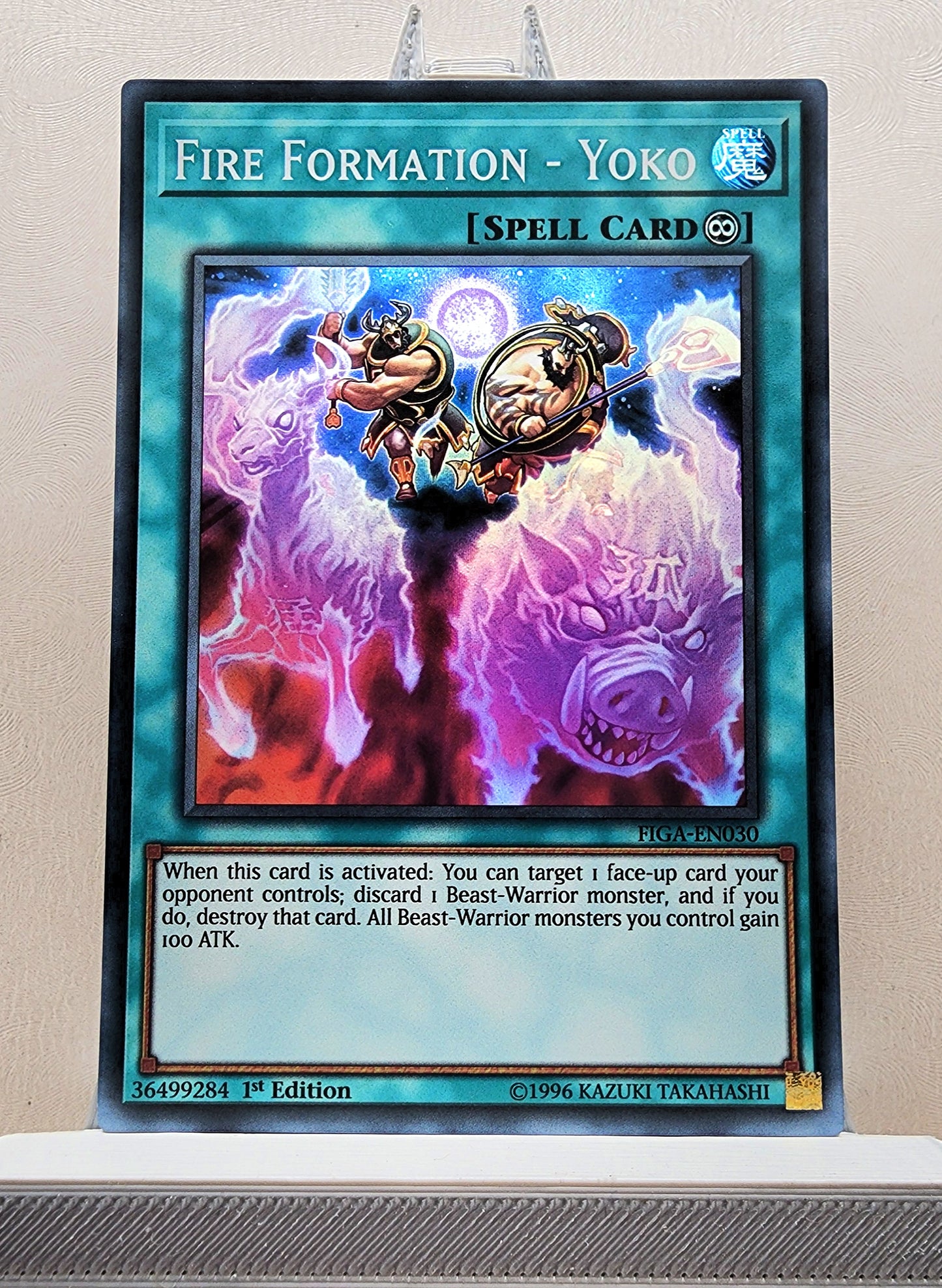 Yugioh! 1x Fire Formation - Yoko (FIGA - Super Rare) 1st Edition