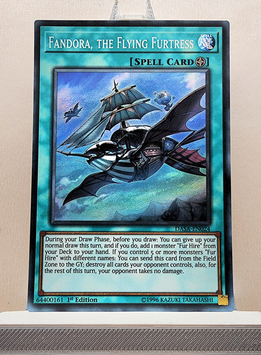 Yugioh! 1x Fandora, the Flying Fortress (DASA - Super Rare) 1st/Unli Edition