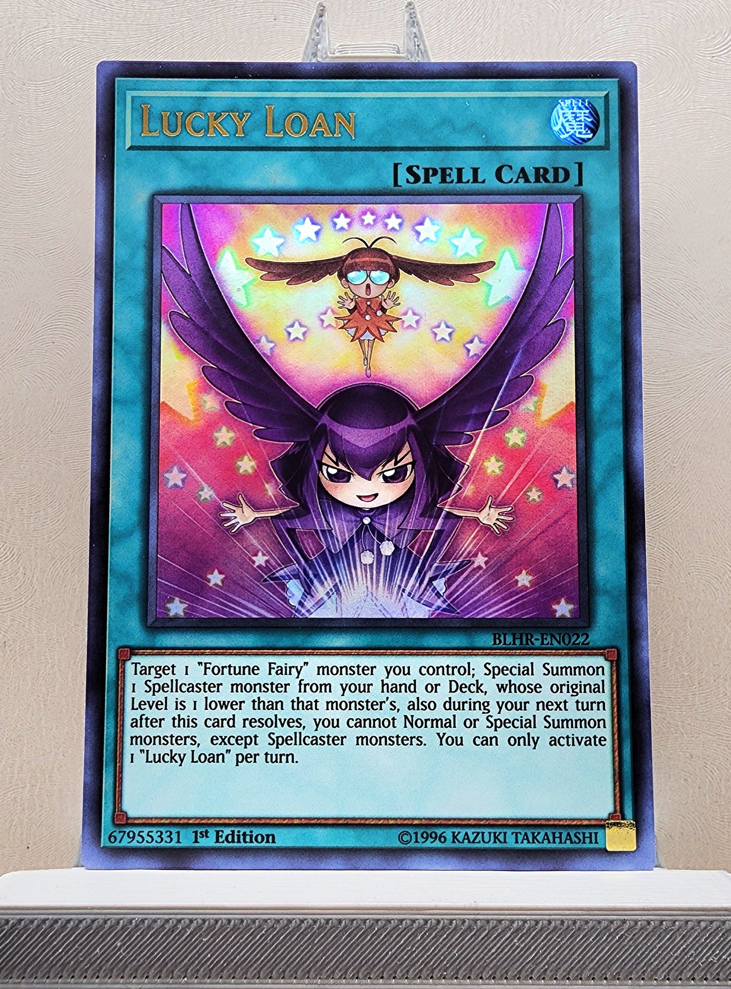 Yugioh! 1x Lucky Loan (BLHR - Ultra Rare) 1st Edition