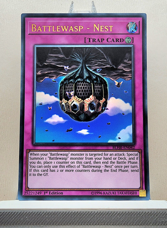 Yugioh! 1x Battlewasp - Nest (BLHR - Ultra Rare) 1st Edition