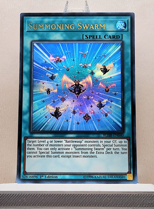 Yugioh! 1x Summoning Swarm (BLHR - Ultra Rare) 1st Edition