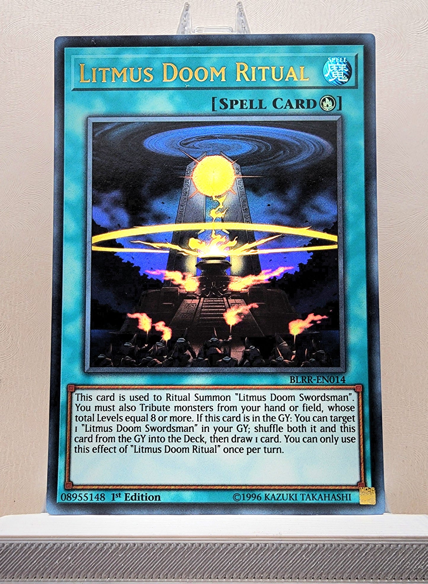 Yugioh! 1x Litmus Doom Ritual (BLRR - Ultra Rare) 1st Edition