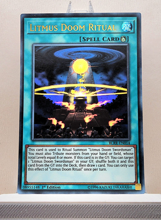 Yugioh! 1x Litmus Doom Ritual (BLRR - Ultra Rare) 1st Edition