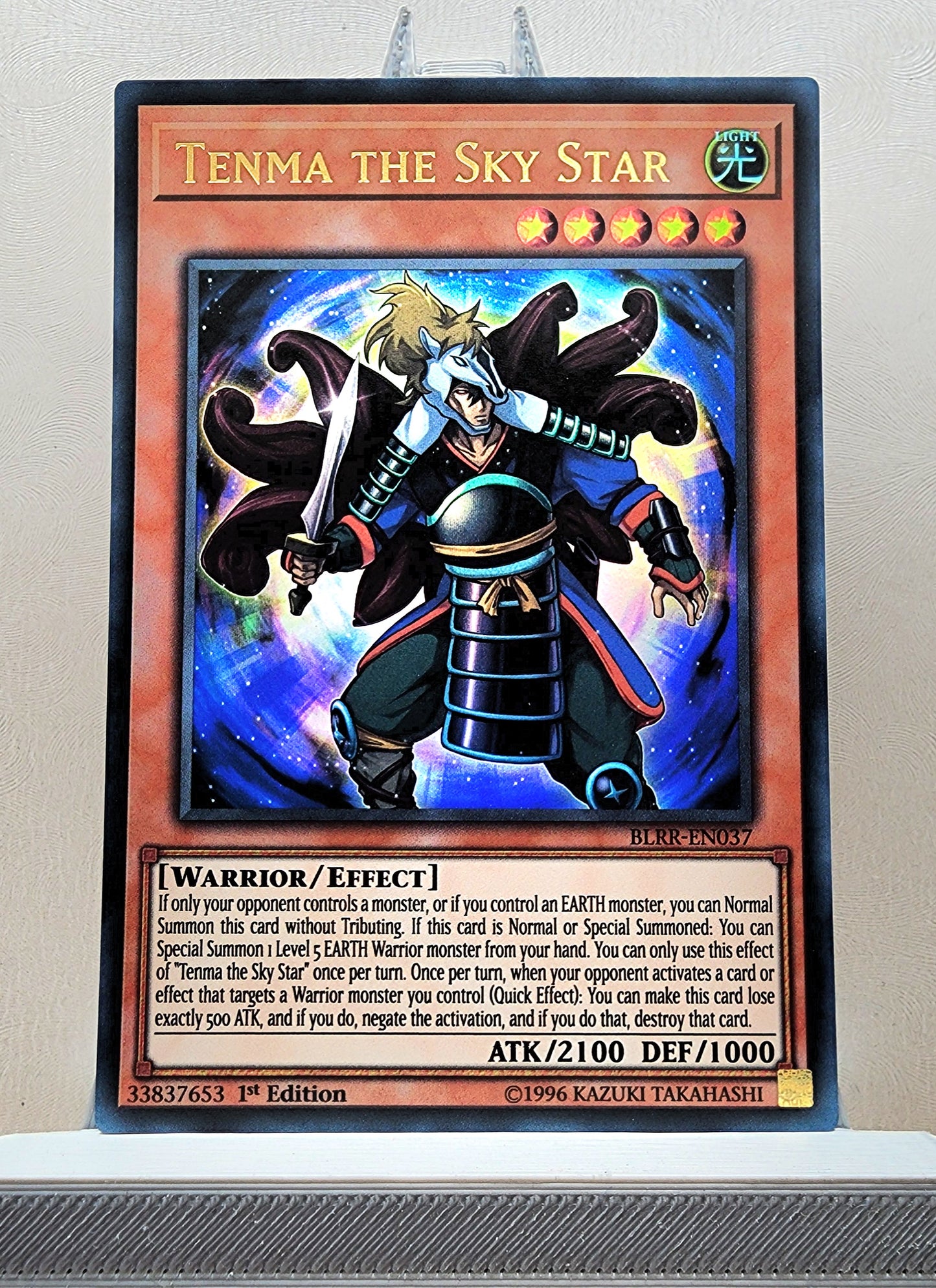 Yugioh! 1x Tenma the Sky Star (BLRR - Ultra Rare) 1st Edition