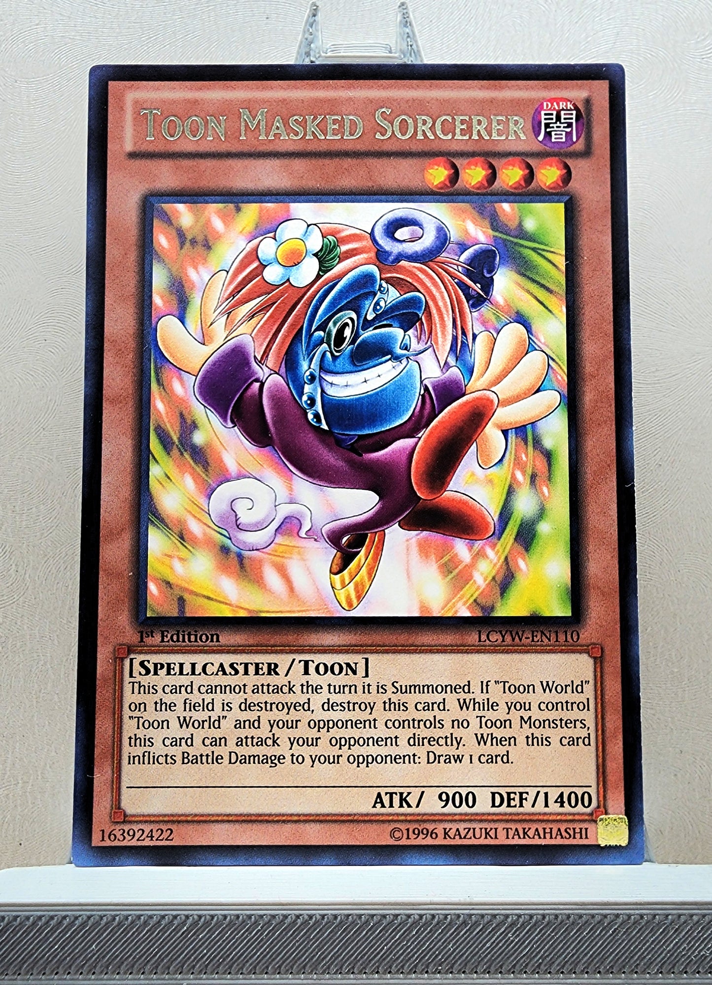 Yugioh! 1x Toon Masked Sorcerer (LCYW - Rare) 1st Edition