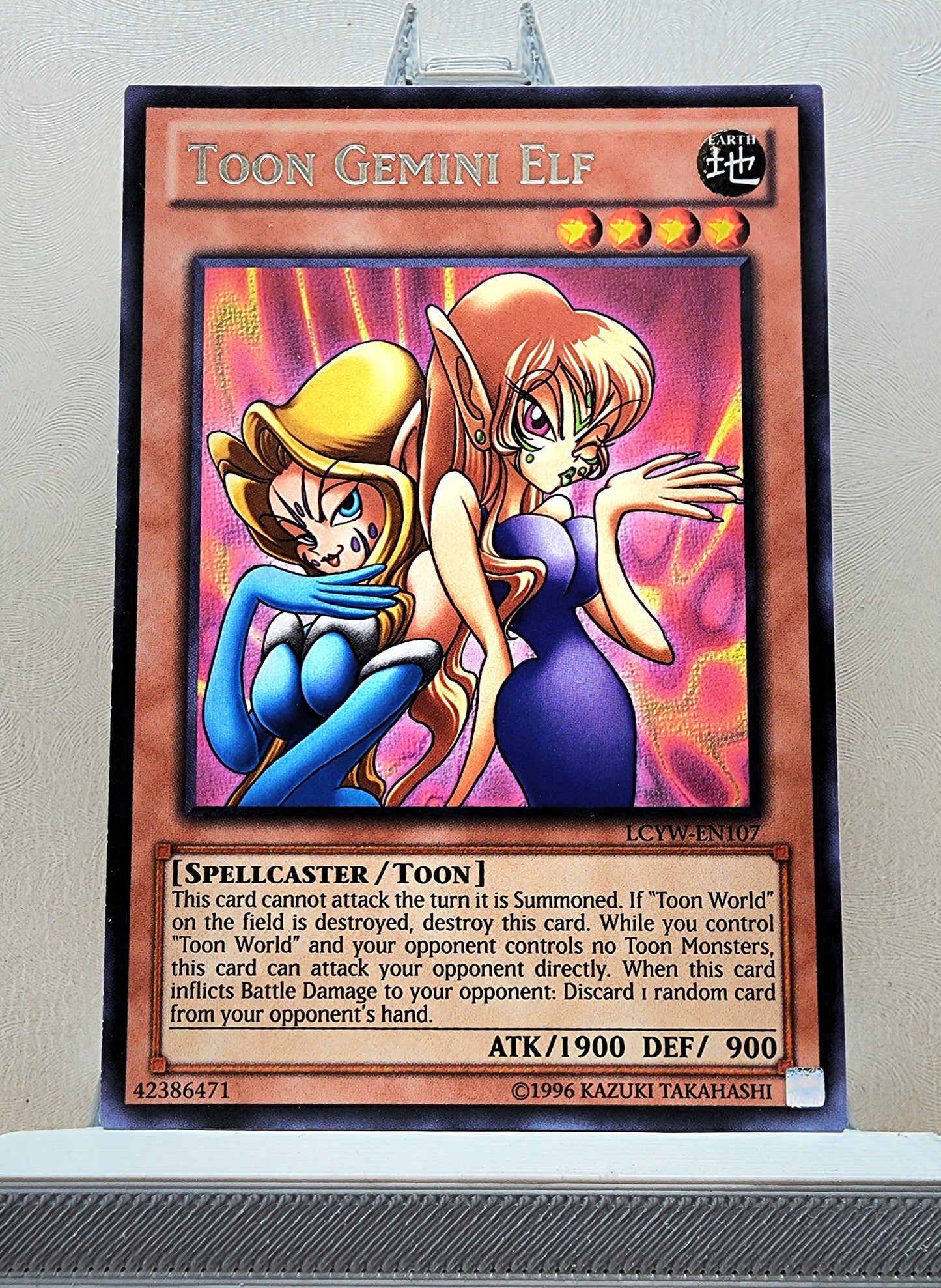 Yugioh! 1x Toon Gemini Elf (LCYW - Rare) Unli Edition