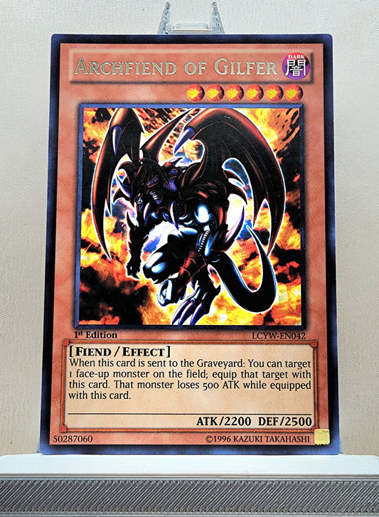 Yugioh! 1x Archfiend of Gilfer (LCYW - Rare) 1st Edition