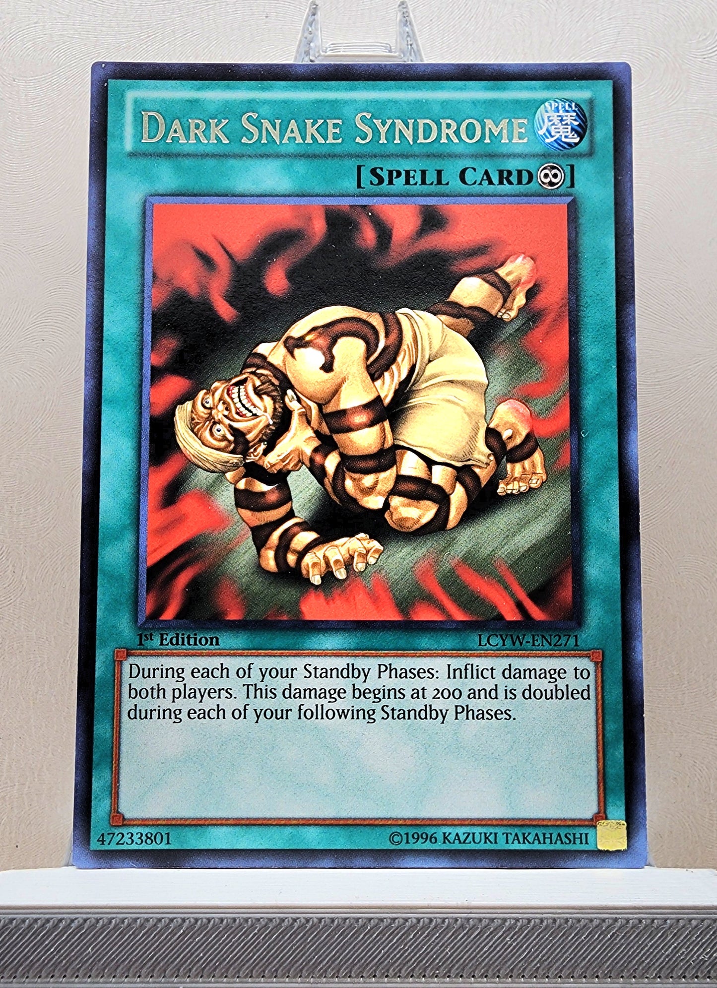 Yugioh! 1x Dark Snake Syndrome (LCYW - Rare) 1st/Unli Edition