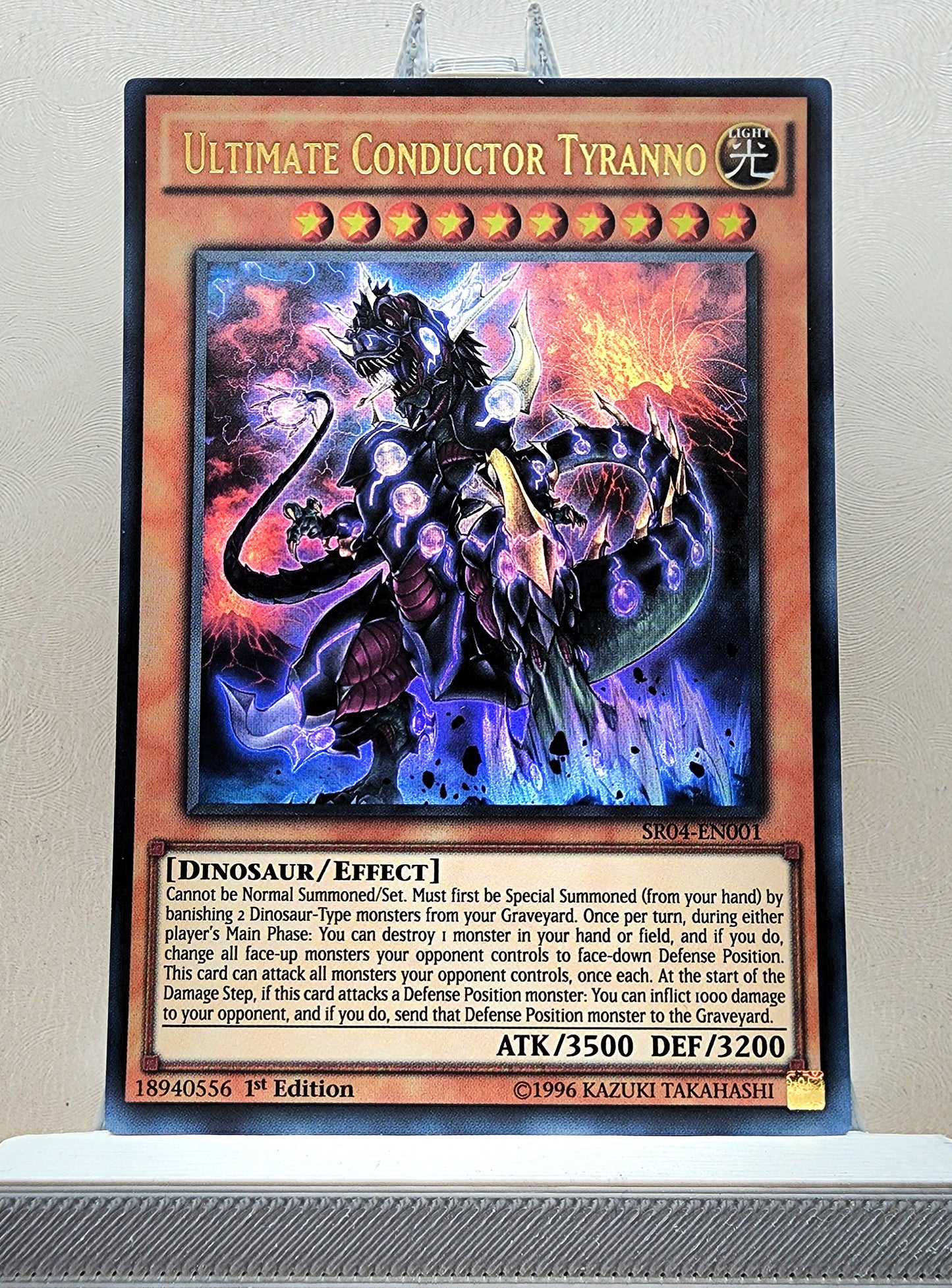 Yugioh! 1x Ultimate Conductor Tyranno (SR04 - Ultra Rare) 1st Edition