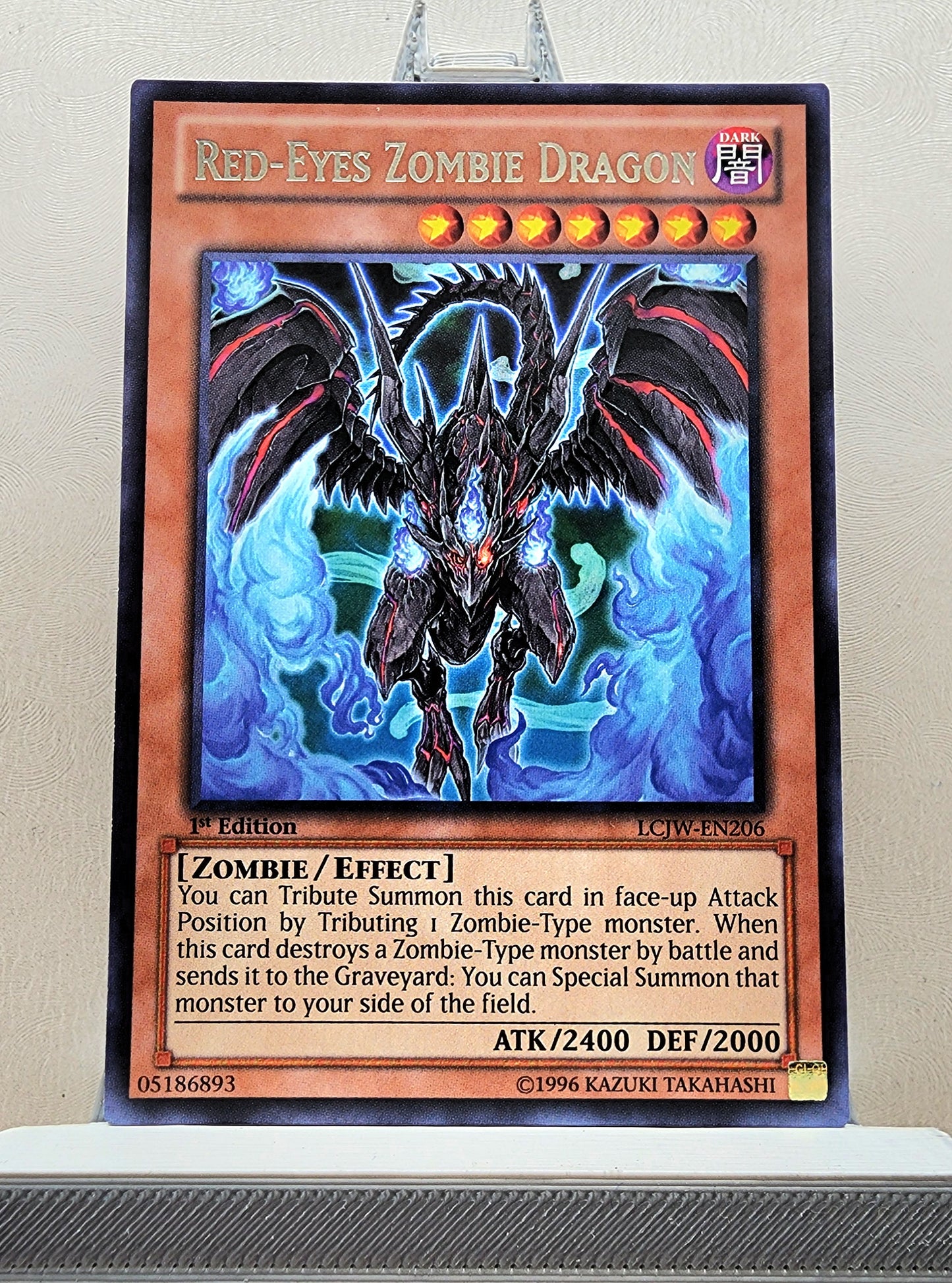 Yugioh! 1x Red-Eyes Zombie Dragon (LCJW - Rare) 1st Edition